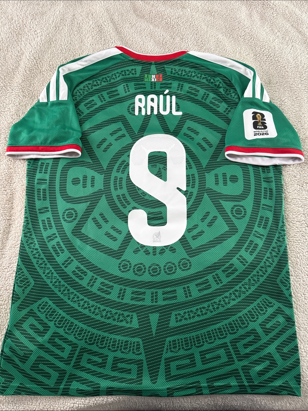 RARE Mexico 🇲🇽 #9 Raul Jimenez 2026 FIFA World Cup Edition Adidas Home Jersey